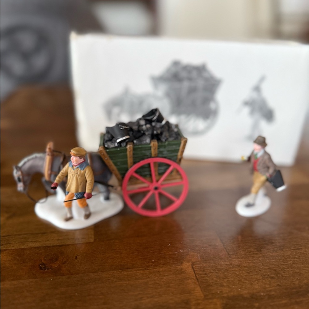 Department 56 Delivering Coal for the Hearth